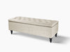 Abble Storage Ottoman Linen Beige L