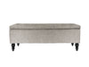 Abble Storage Ottoman Linen Grey L