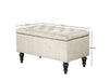 Abble Storage Ottoman Linen Beige S