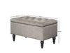 Abble Storage Ottoman Linen Grey S