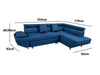 Stella Sofa Bed Right Chaise