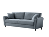 Cozza Linen Sofa Blue