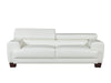 Devon Modern Sofa Set PU White