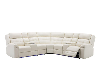 DS Yulexi Recliner PU Sofa Set