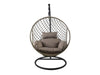 Jade Swing Chair Grey+Brown