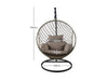 Jade Swing Chair Grey+Brown