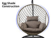 Jade Swing Chair Grey+Brown