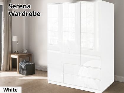 Serena Wardrobe L120 White