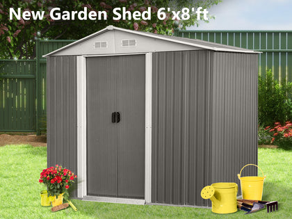 New Garden Shed 6'x8'ft