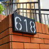 DS BS LED Outdoor Solar House Number Light Sign 1