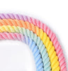 DS BS 150CM Soft Braided Colourful Dog Leash-Rainbow