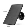 DS BS 5W Solar Panel for Wireless Outdoor Camera-Black