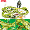 DS BS 240Pcs Flexible Track Dinosaur World Race Toys