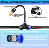 DS BS Automatic Garden Irrigation System with 15Pcs 360-Degree Adjustable Nozzle