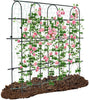 DS BS U-Shape Adjustable Garden Trellis for Climbing Plants