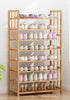 DS BS 8-Tier Bamboo Shoe Rack Shoe Storage Organizer