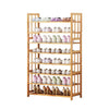 DS BS 8-Tier Bamboo Shoe Rack Shoe Storage Organizer