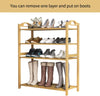 DS BS 5-Tier Bamboo Shoe Rack Shoe Storage Organizer