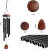 DS BS Large Aluminium Wind Chimes 93CM - Black