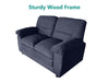 DS Verna Living Sofa Set Linen Black