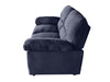 DS Verna Living Sofa Set Linen Black