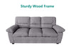 DS Verna Living Sofa Set Linen Grey