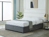 Keetsa Queen Bed Frame Velvet - Dark Grey