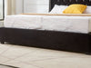 Aria Queen Bed Frame -  Velvet Black