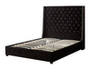 Aria Queen Bed Frame -  Velvet Black