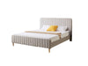 Edina Bed Frame Queen Velvet Grey