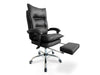 New Markus Office Chair with Footrest PU Black