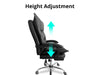 New Markus Office Chair with Footrest PU Black