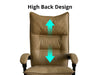 New Markus Office Chair with Footrest PU Khaki