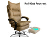 New Markus Office Chair with Footrest PU Khaki