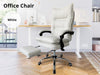 New Markus Office Chair with Footrest PU White