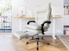 New Markus Office Chair with Footrest PU White