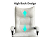 New Markus Office Chair with Footrest PU White