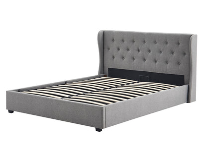 DS Keron Storage Queen Bed Frame - Grey