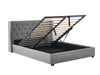 DS Keron Storage Queen Bed Frame - Grey