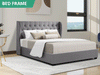 Keron Storage Queen Bed Frame - Grey