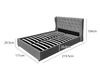 Keron Storage Queen Bed Frame - Grey