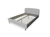 Zion Queen Bed Frame - Grey