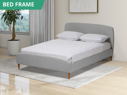 Zion Queen Bed Frame - Grey