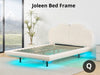 DS Joleen Bed Frame Queen Boucle Cream