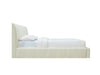 Resica Boucle Queen Bed Frame - Beige