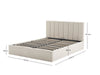 Shawnee Storage Queen Bed Frame - Linen Beige