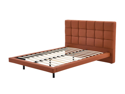 Kalyn Bed Frame Queen PU Orange