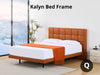 Kalyn Bed Frame Queen PU Orange