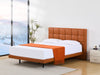 Kalyn Bed Frame Queen PU Orange