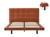 Kalyn Bed Frame Queen PU Orange